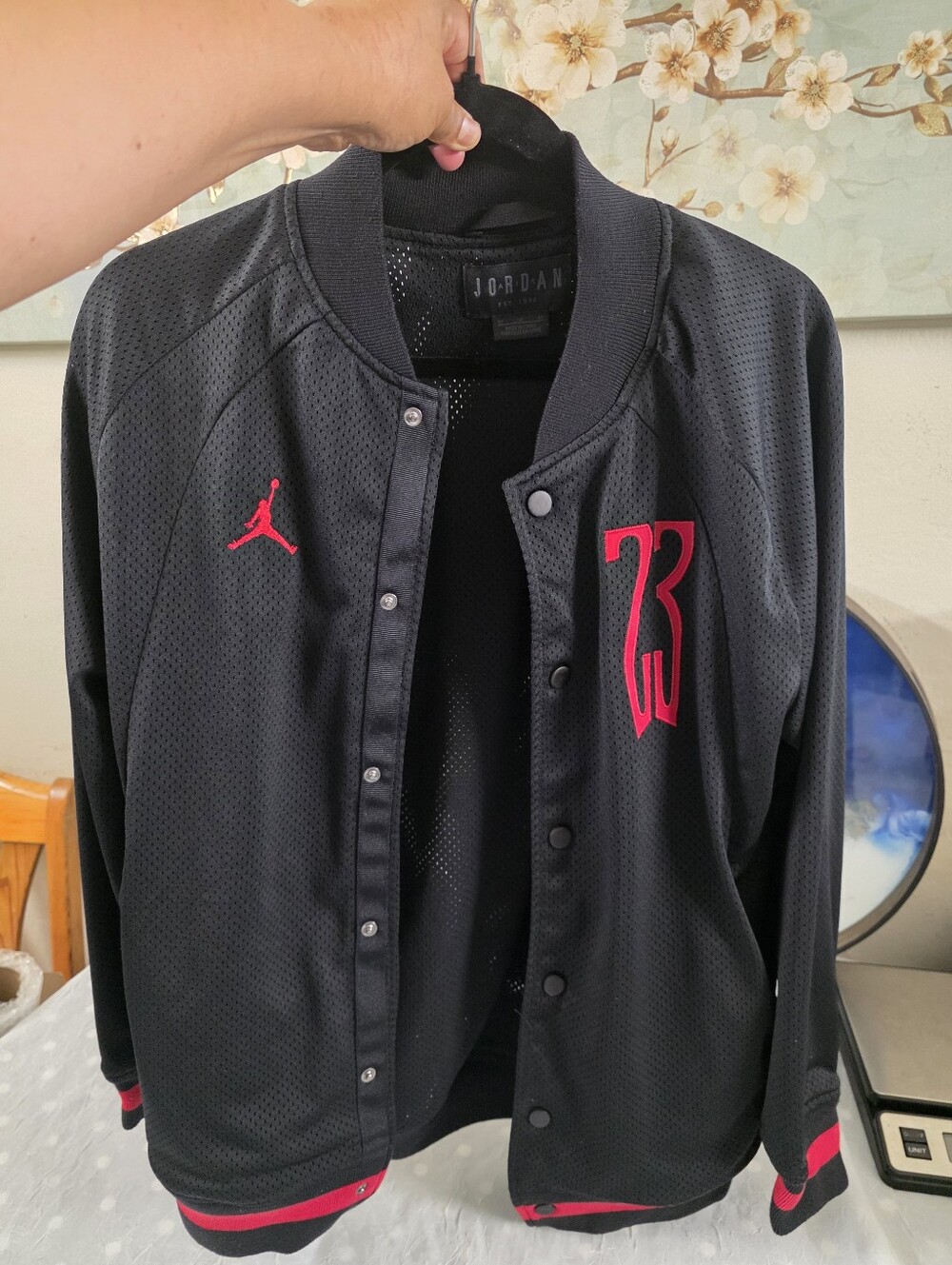 MEN'S Air Jordan Sportswear  Bomber Jacket MEDIUM  Mesh XIV Retro